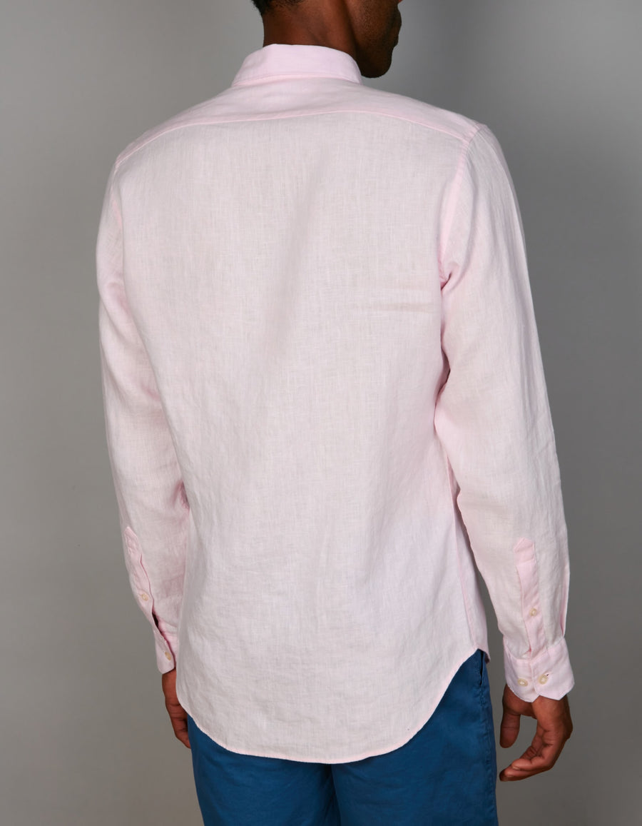 European Pure Linen Shirt Slim Fit