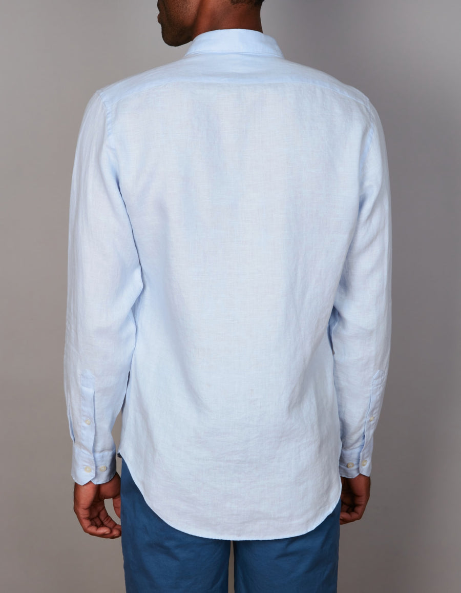 European Pure Linen Shirt Slim Fit