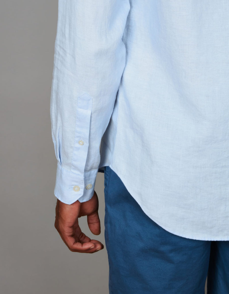 European Pure Linen Shirt Slim Fit