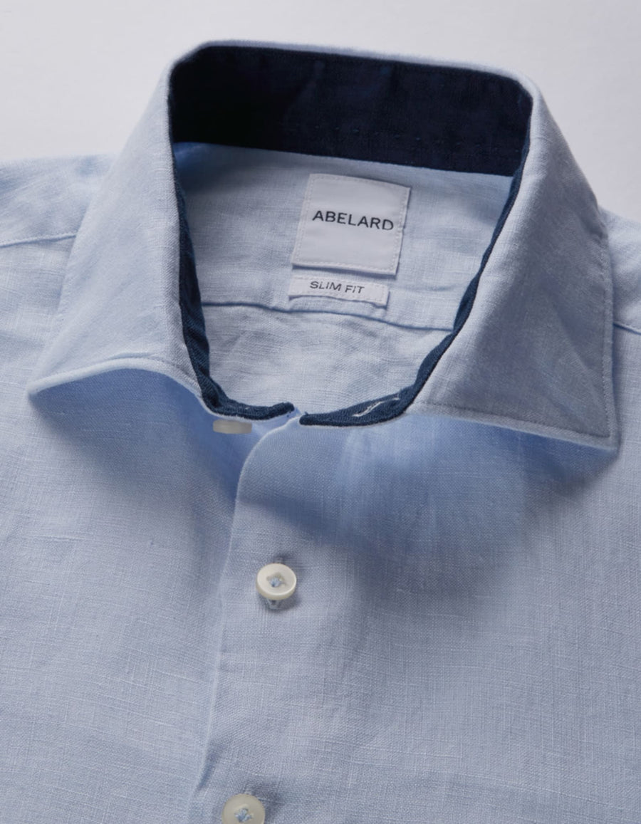 European Pure Linen Shirt Slim Fit