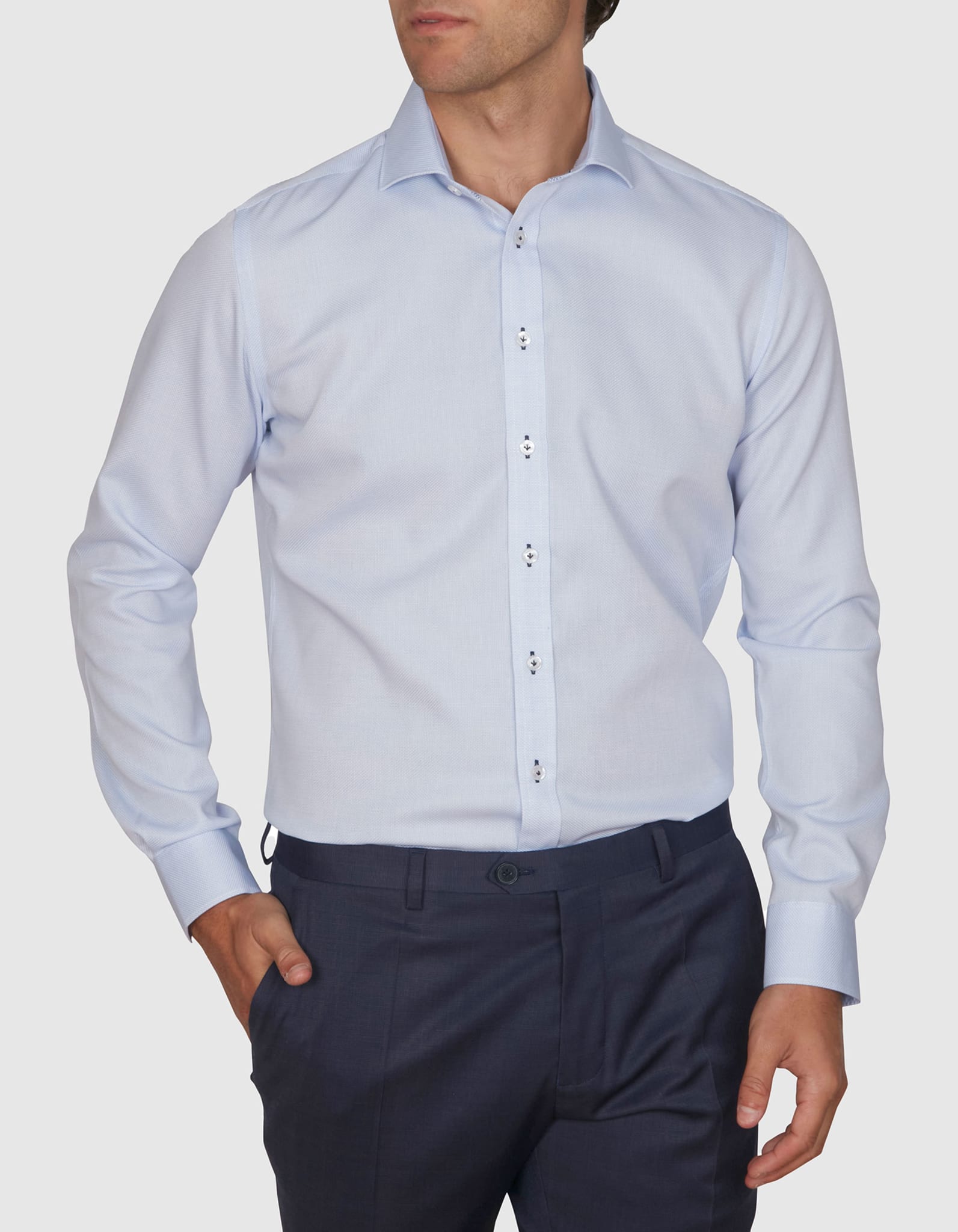 WAFFLE DOBBY SHIRT SLIM FIT