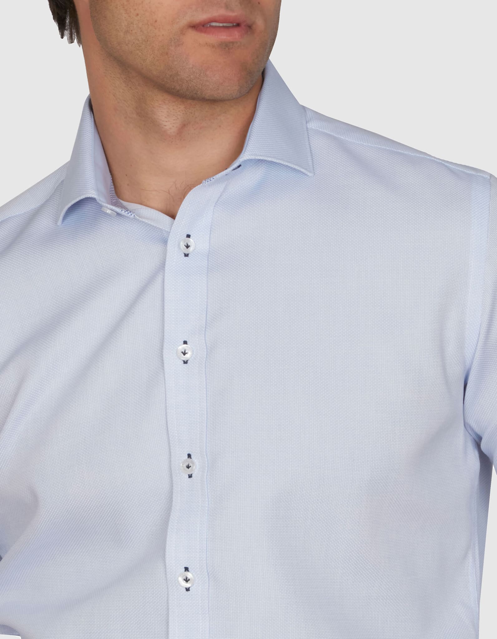 WAFFLE DOBBY SHIRT SLIM FIT