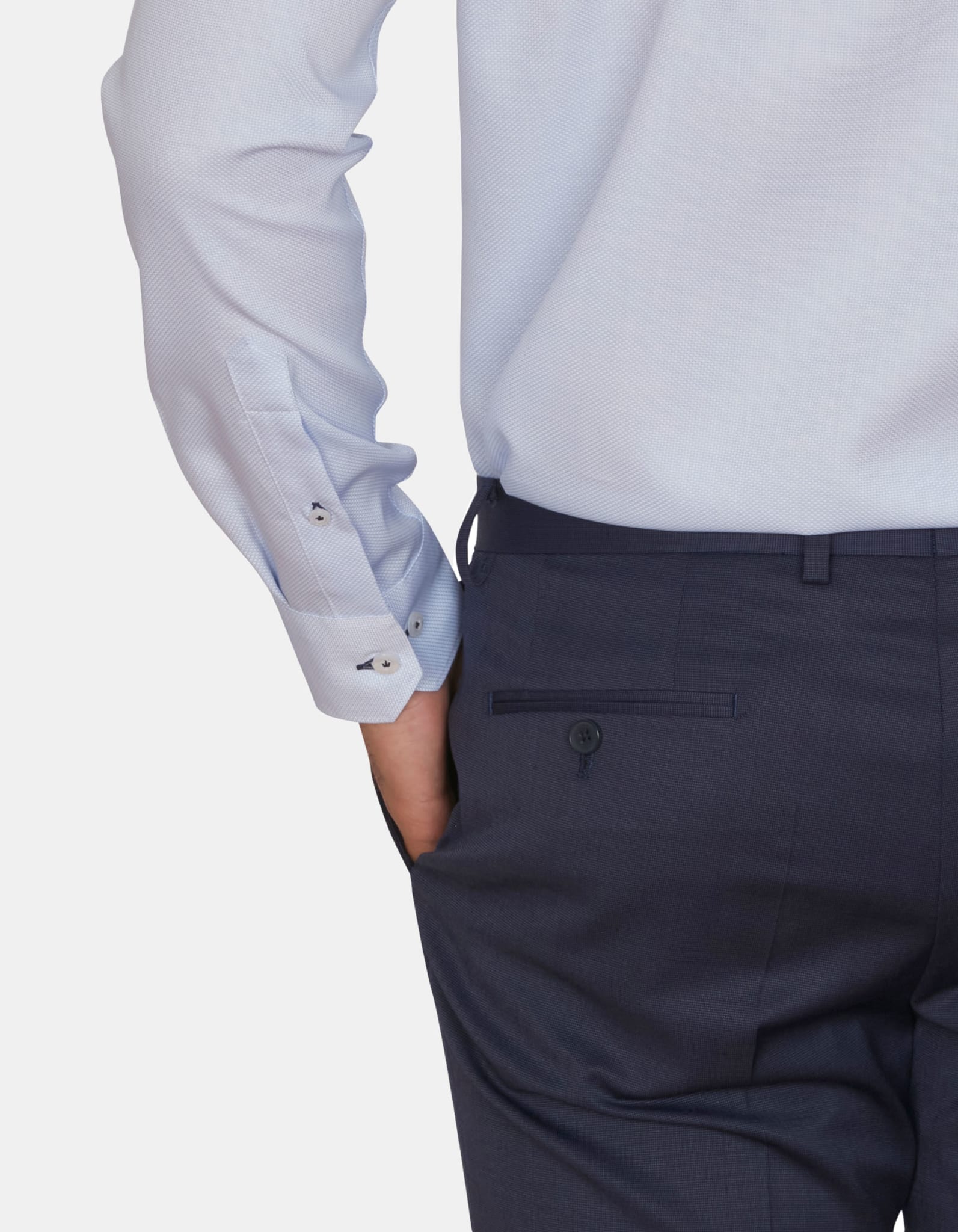 WAFFLE DOBBY SHIRT SLIM FIT