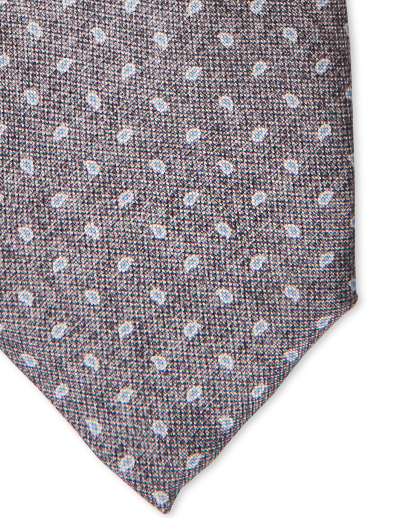 Italian Silk Tie Subtle Dot Print