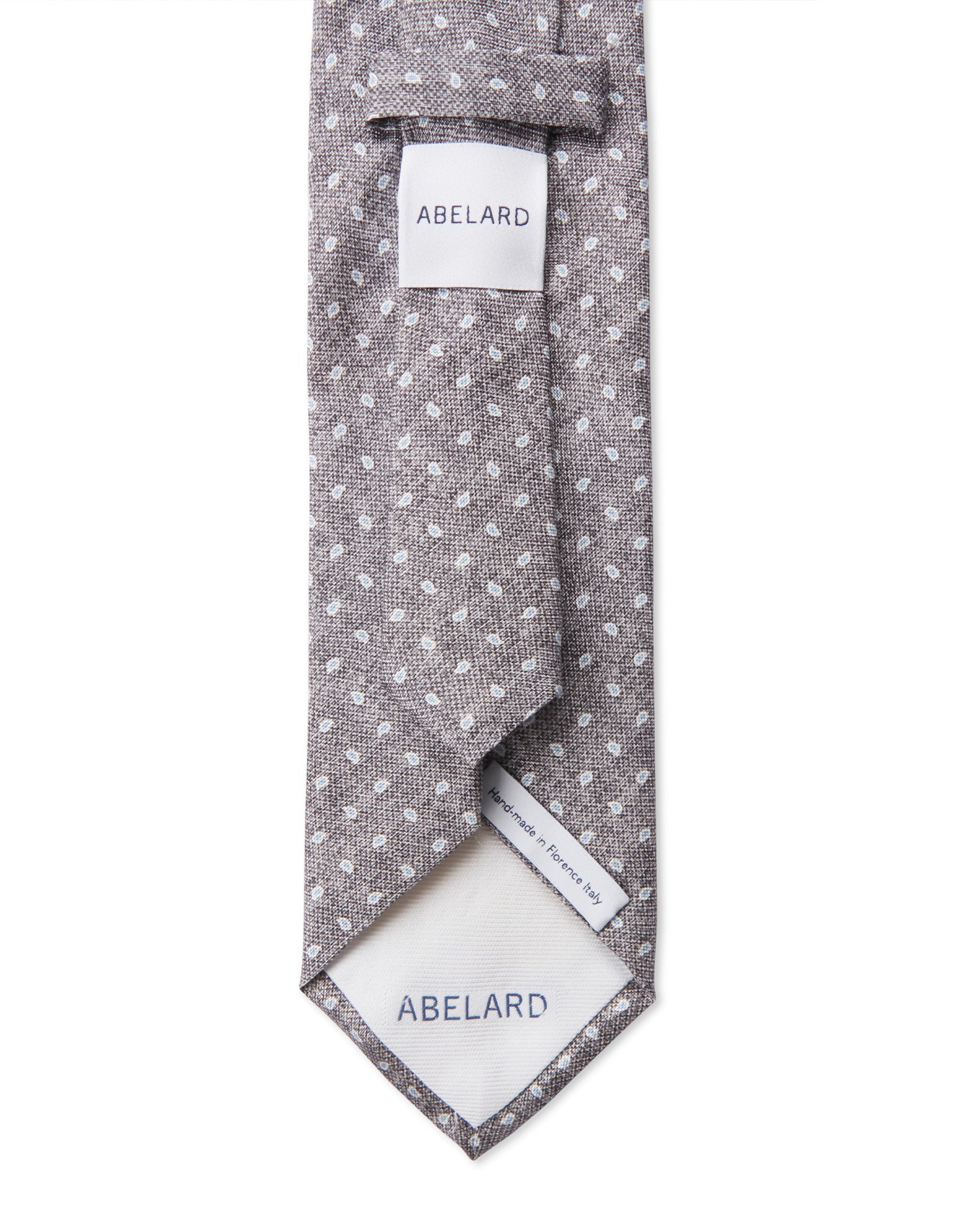 Italian Silk Tie Subtle Dot Print
