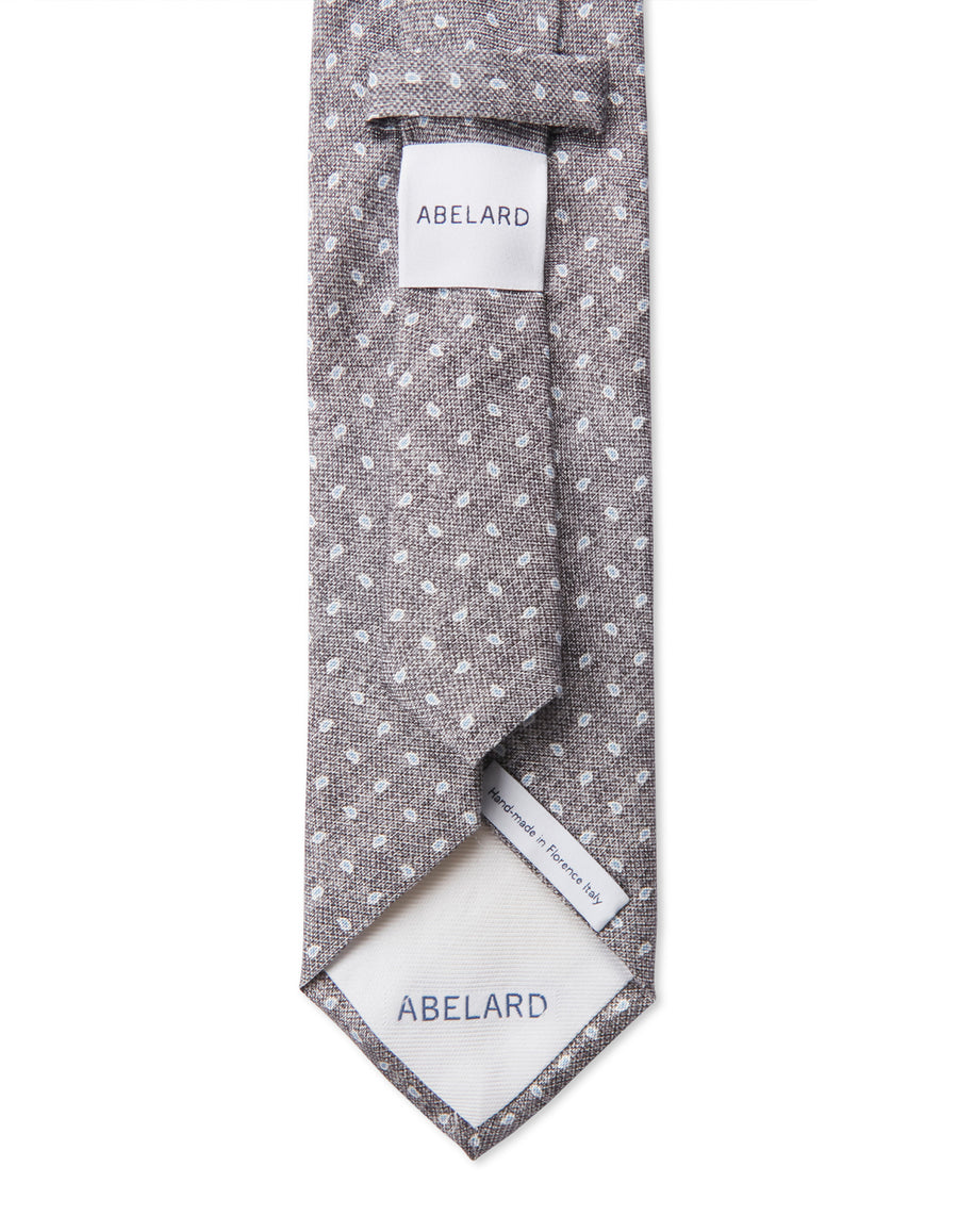 Subtle Dot Print Silk Tie