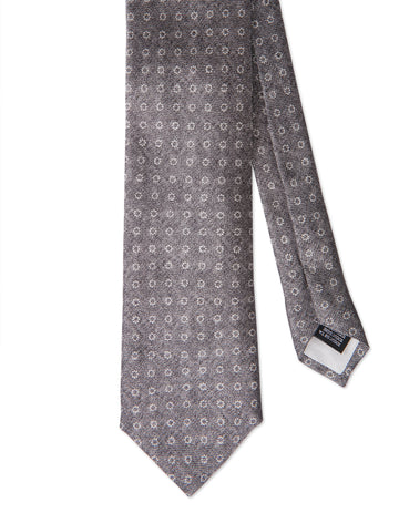 Subtle Dot Print Silk Tie