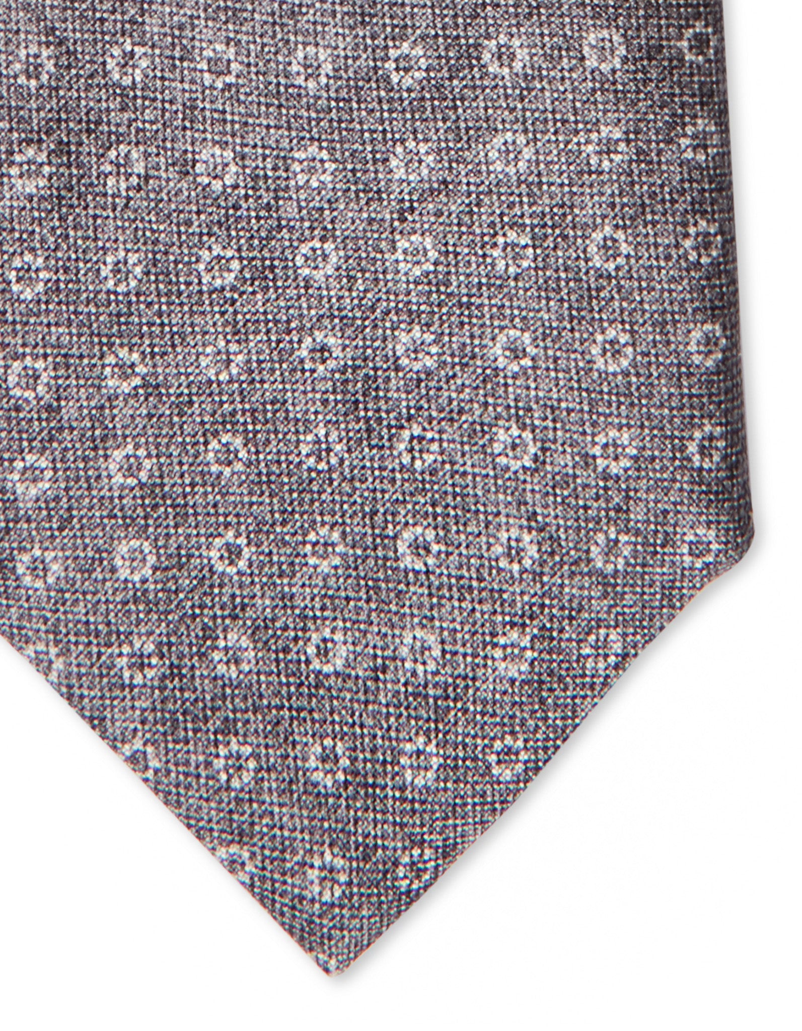 Italian Silk Tie Subtle Dot Print