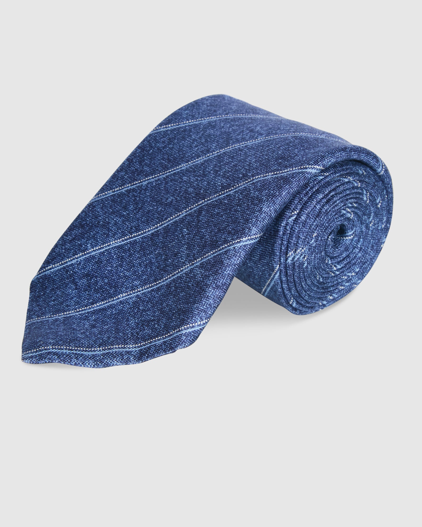 ABELARD SILK TIE - INDIGO