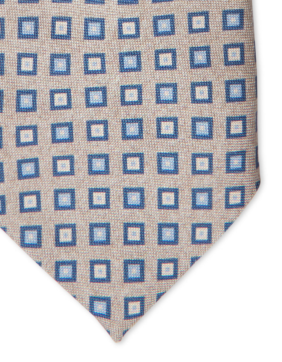 Earth-Hues Print Tie