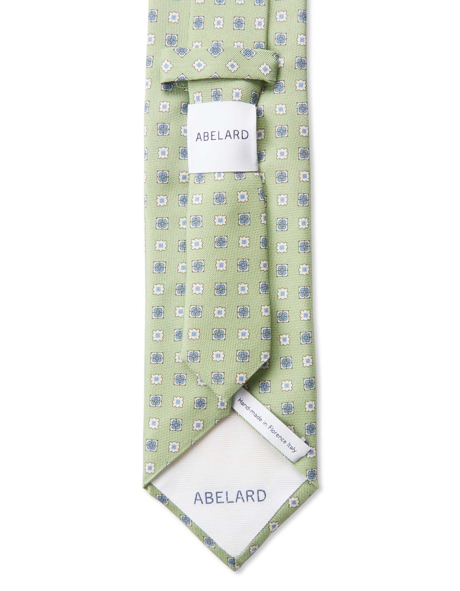 Italian Silk Tie Classic Geo Print