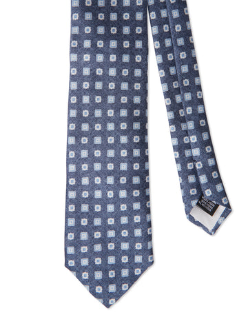 Medaglione Print Silk Tie