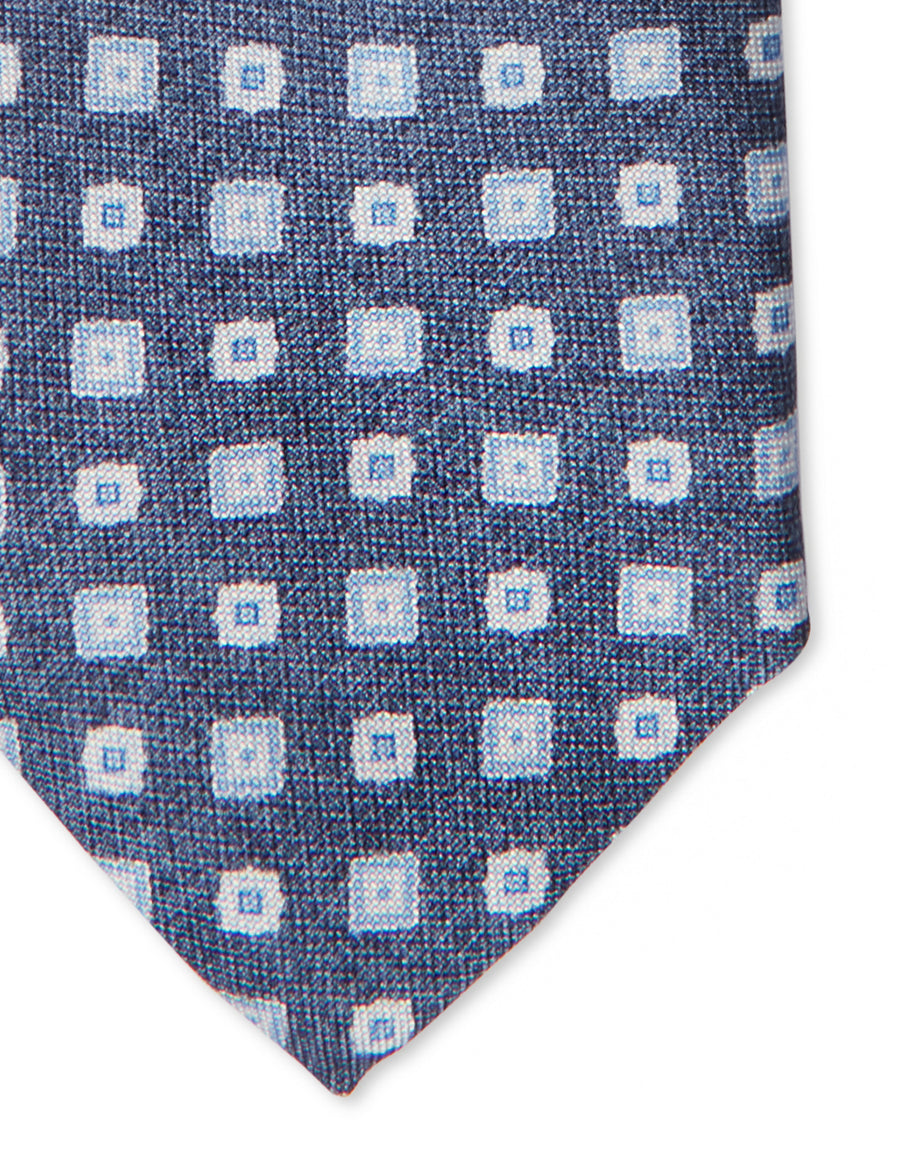 Medaglione Print Silk Tie