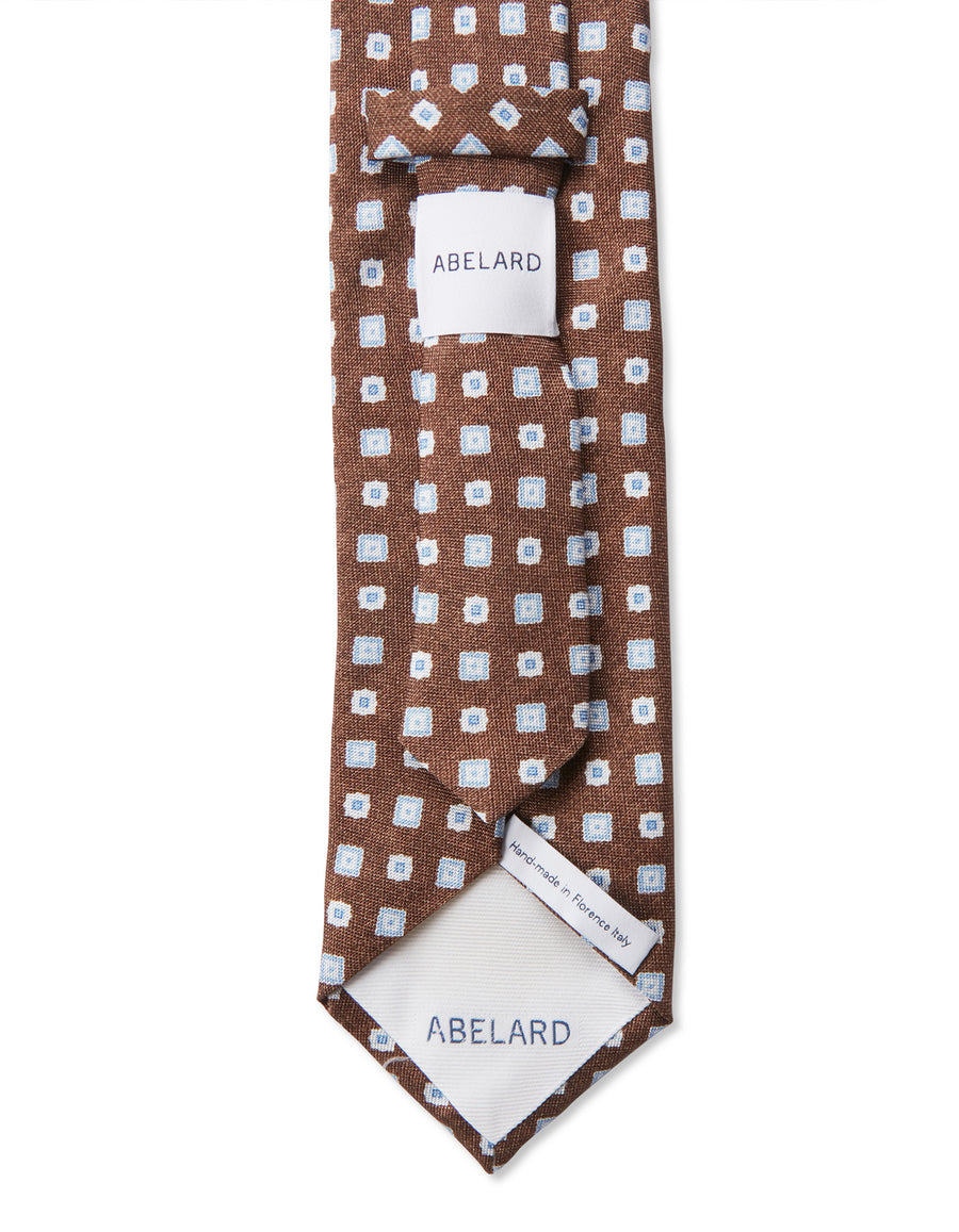 Italian Silk Tie Medaglione Print