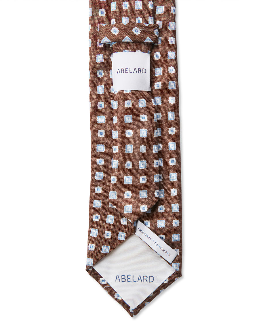 Medaglione Print Silk Tie