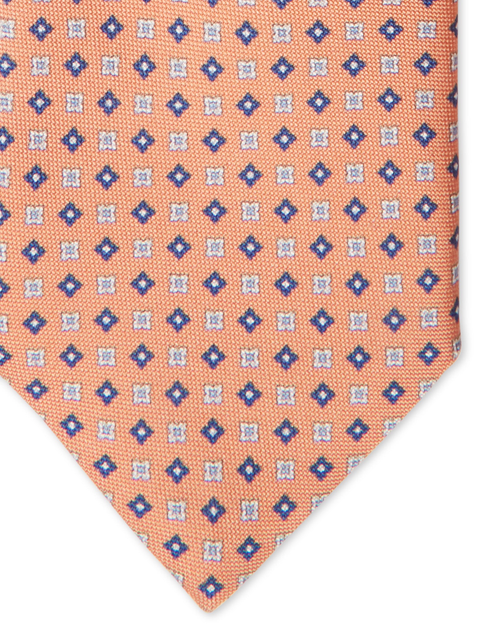 Italian Silk Tie Neat Geo Jacquard