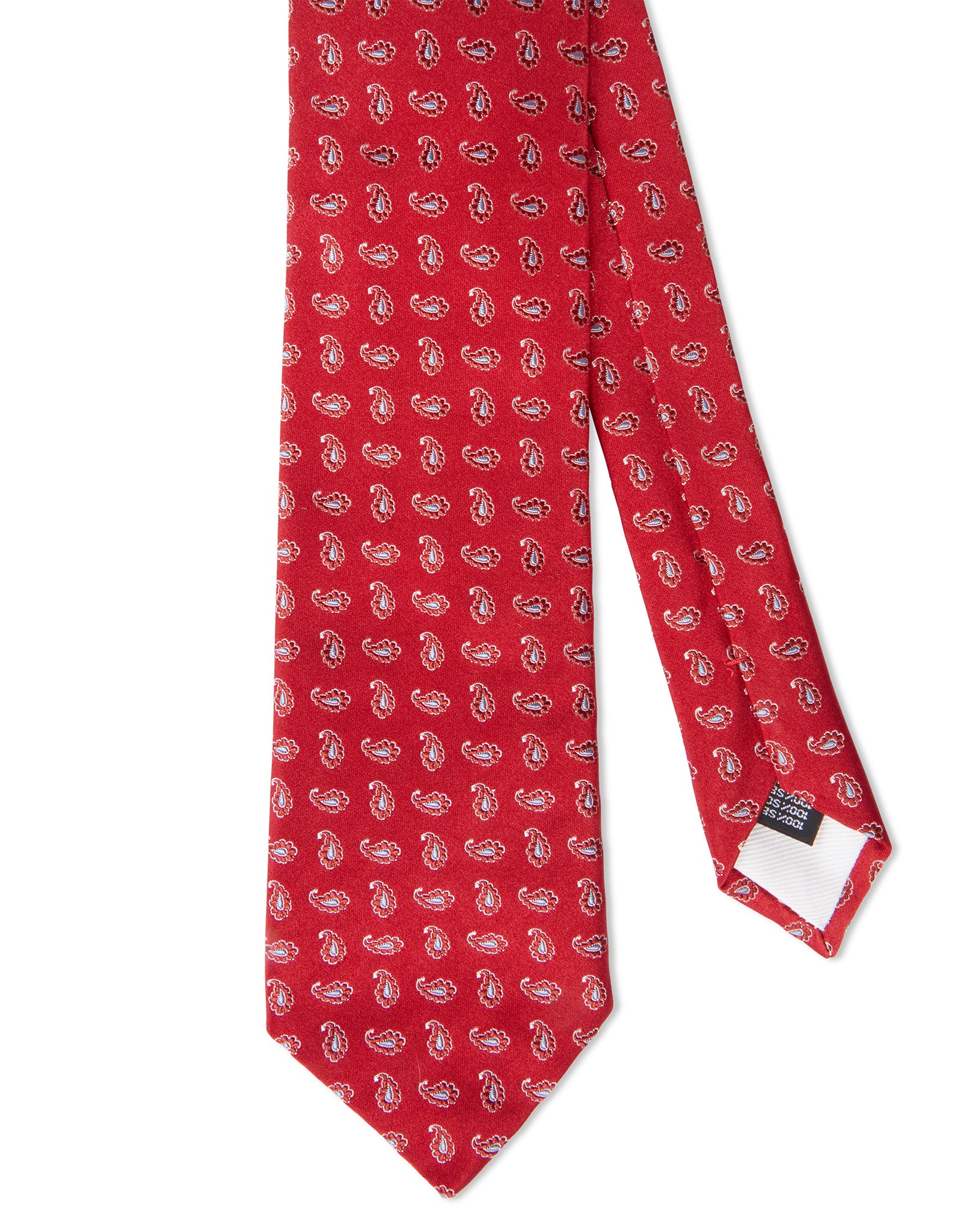 Italian Silk Tie Small Neat Design Weave