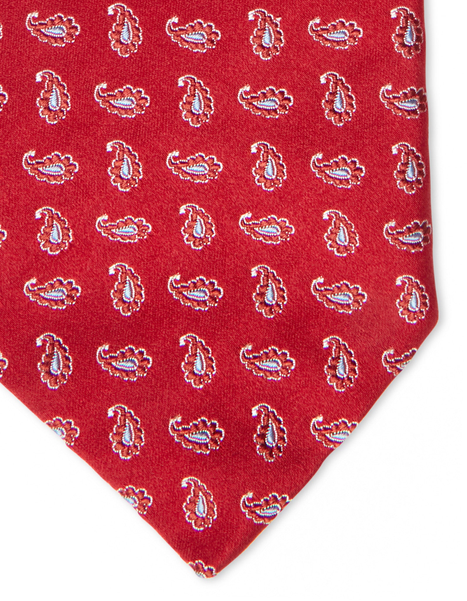 Italian Silk Tie Small Neat Design Weave