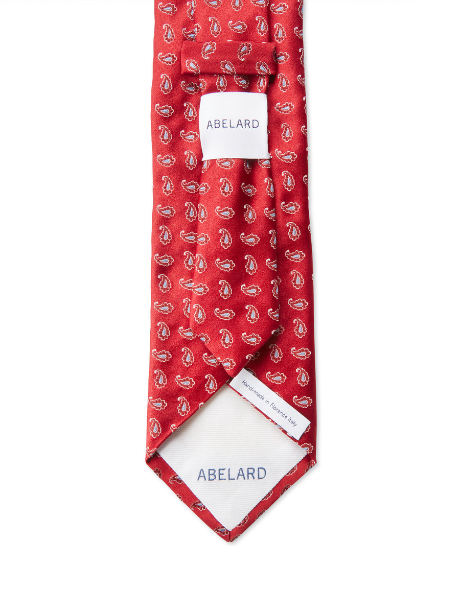 Italian Silk Tie Small Neat Design Weave