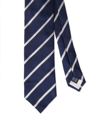 Sharp Stripe Silk Tie