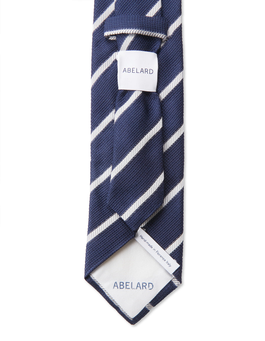 Sharp Stripe Silk Tie