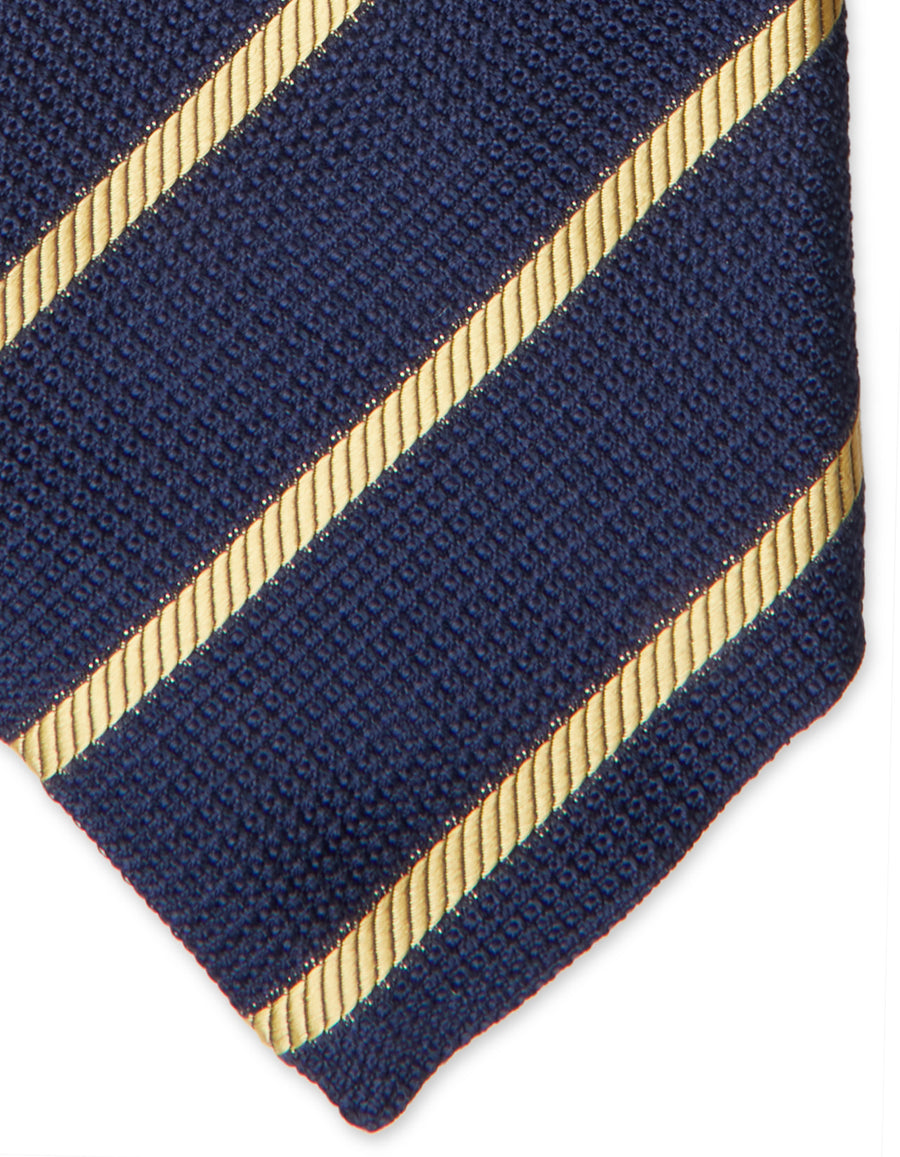 Sharp Stripe Silk Tie