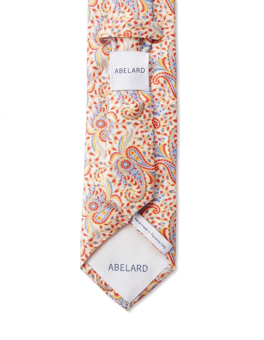 Srinagar Paisley Print Silk Tie