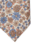 Foglia Leaf Print Silk Tie