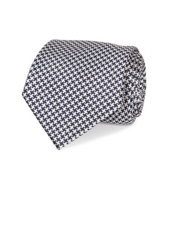 Italian Silk Tie Jacquard Print