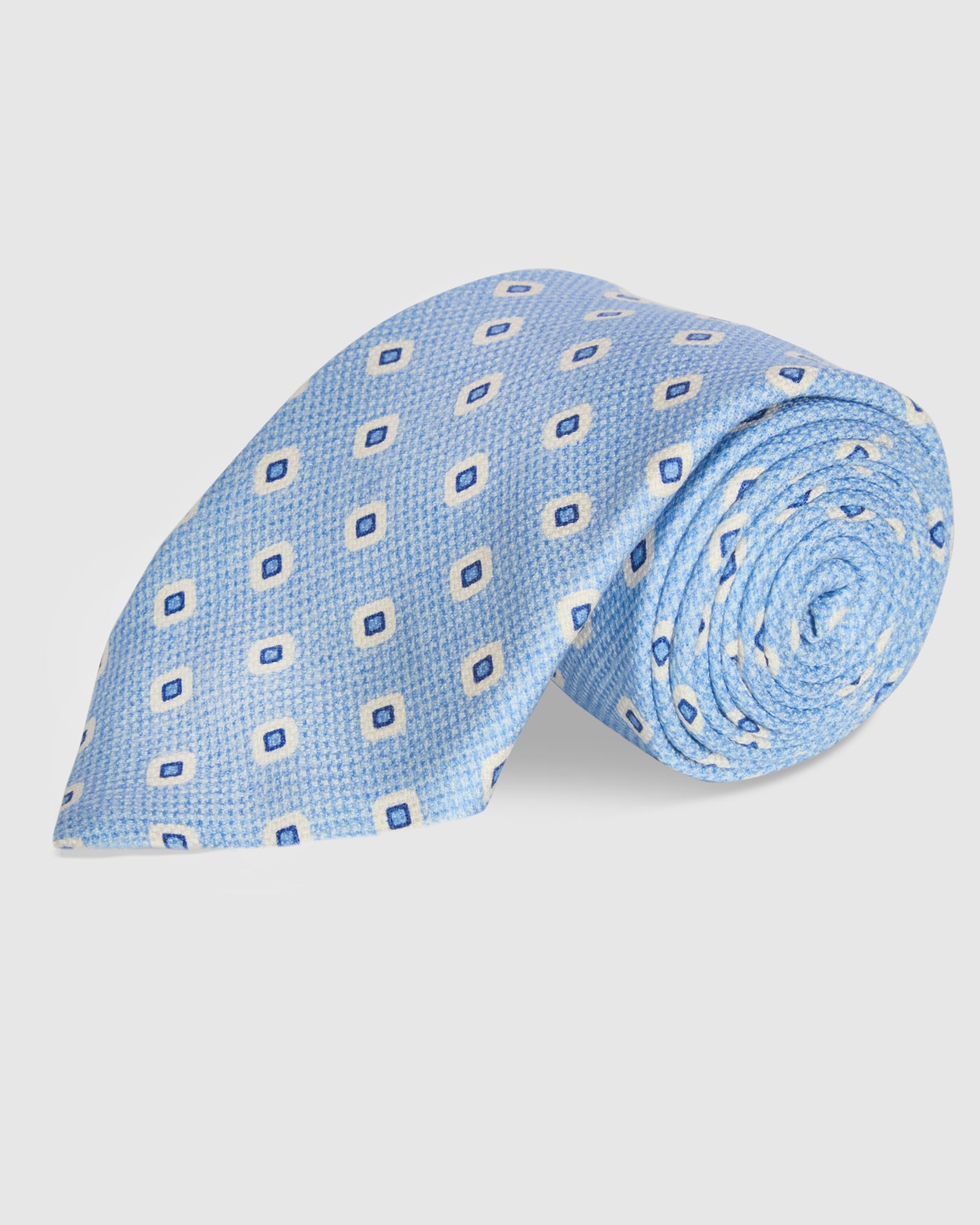 ABELARD ITALIAN SILK TIE - SKY