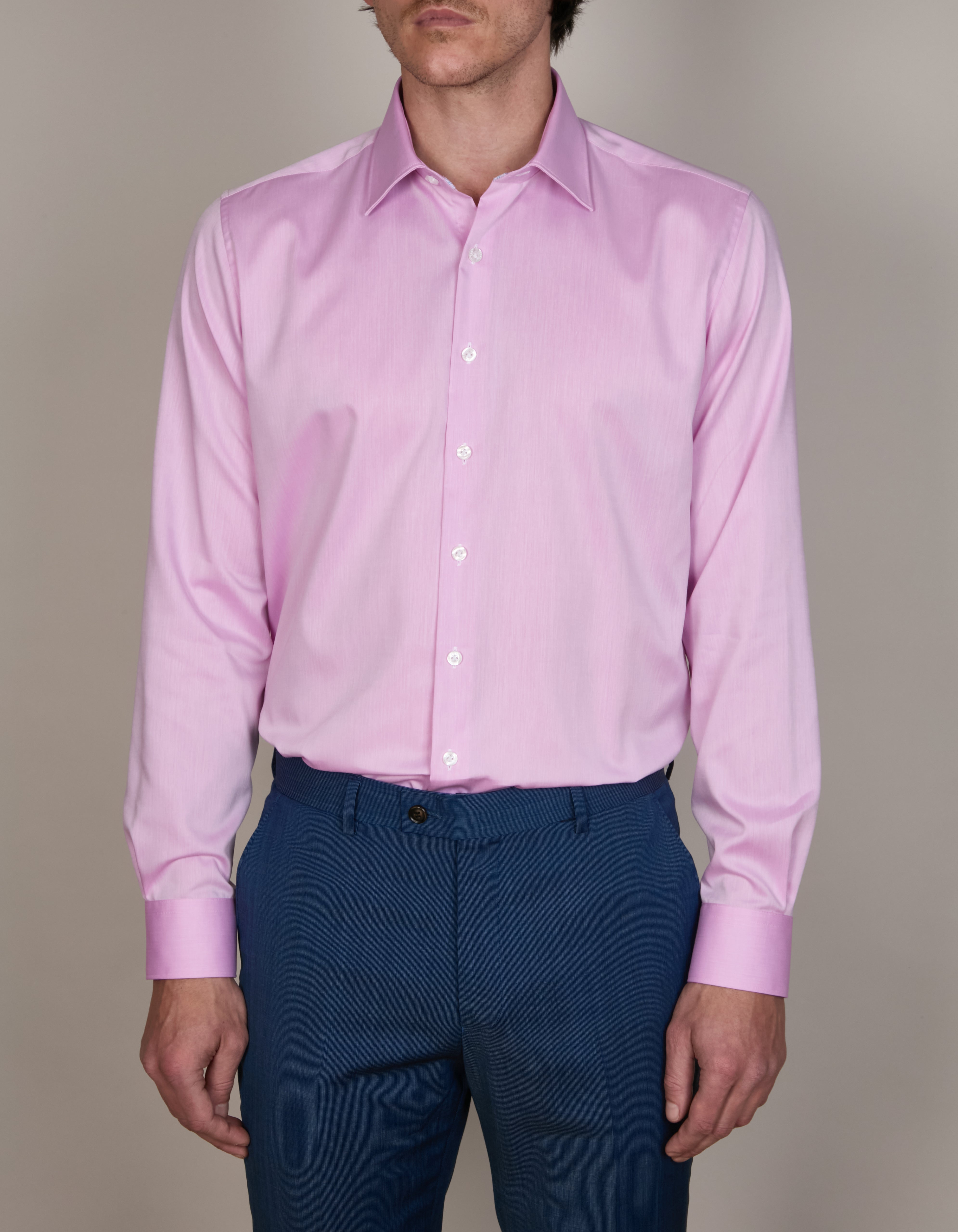 FRESH 2 TONE HERRINGBONE SHIRT SLIM FIT