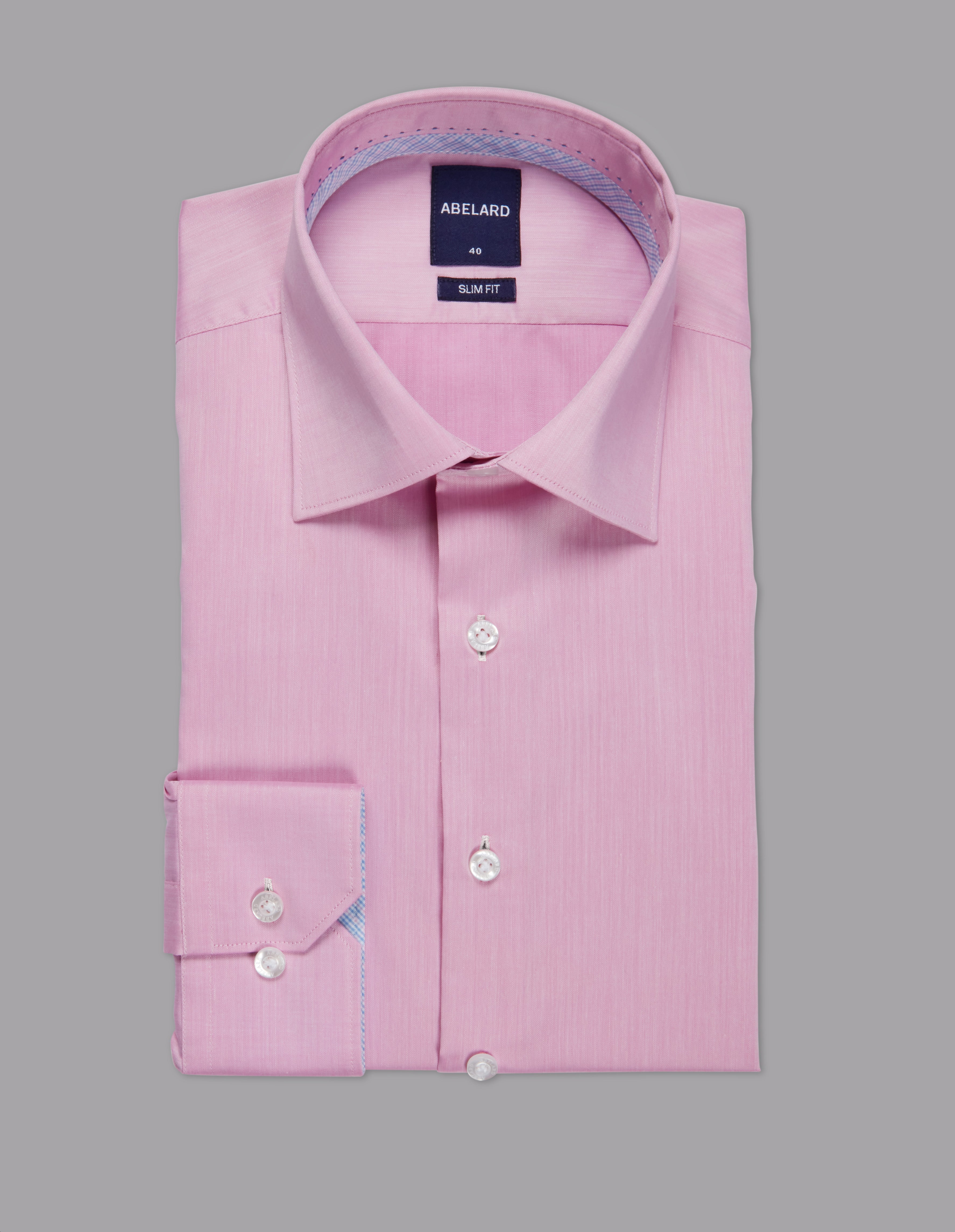 FRESH 2 TONE HERRINGBONE SHIRT SLIM FIT