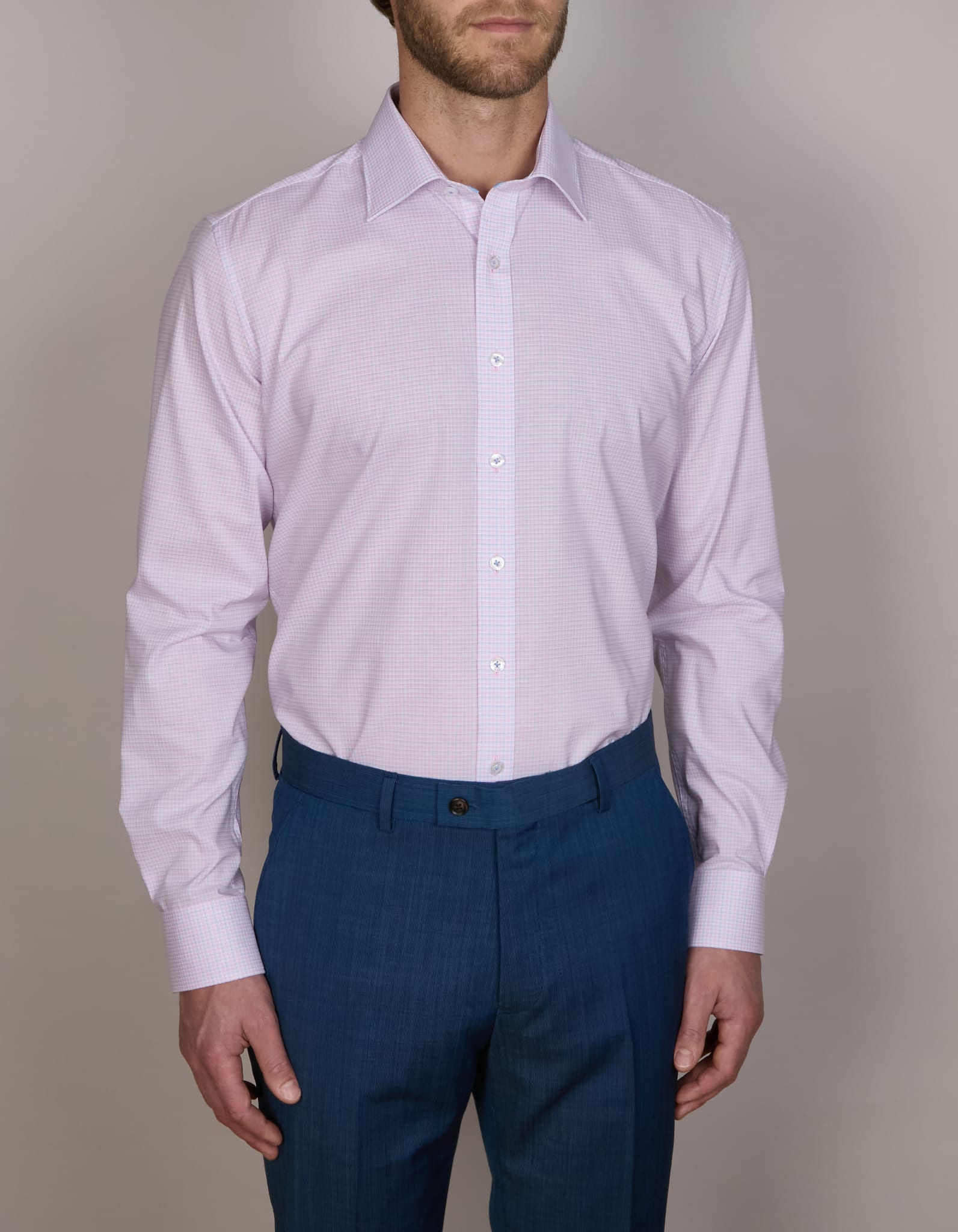 D'ARBIA CHECK SHIRT SLIM FIT