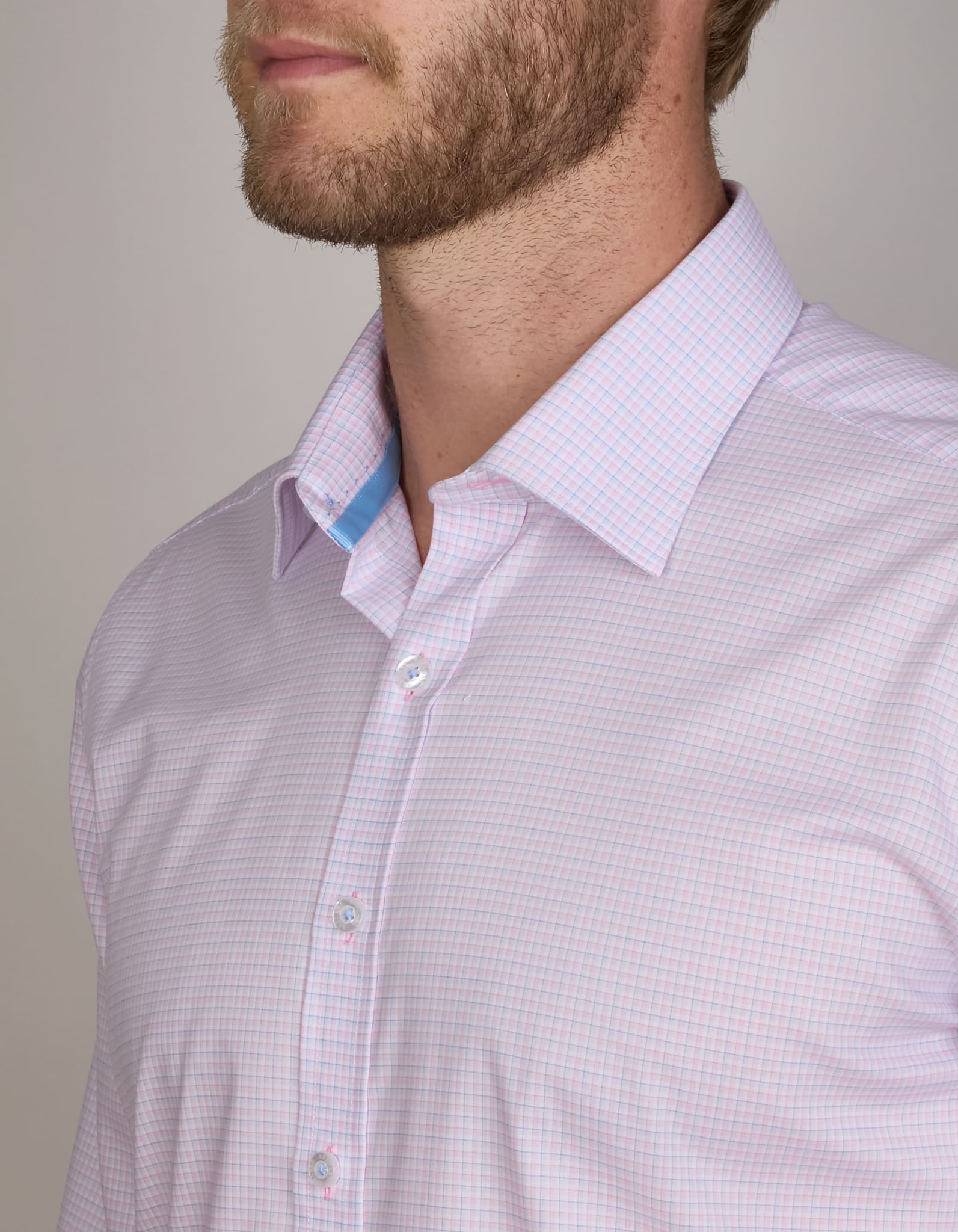 D'ARBIA CHECK SHIRT SLIM FIT