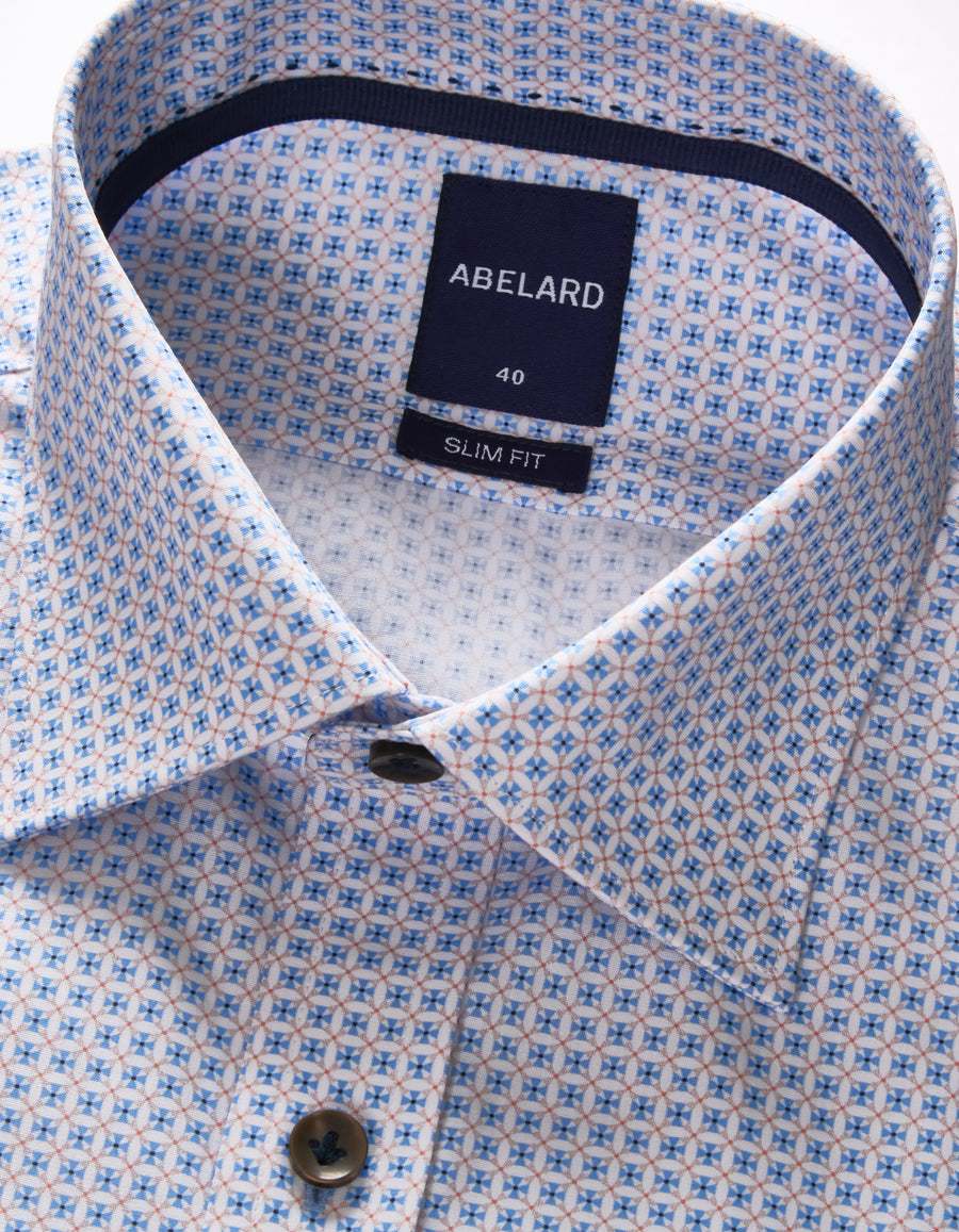 MINI MALTESE DOT PRINT SHIRT SLIM FIT