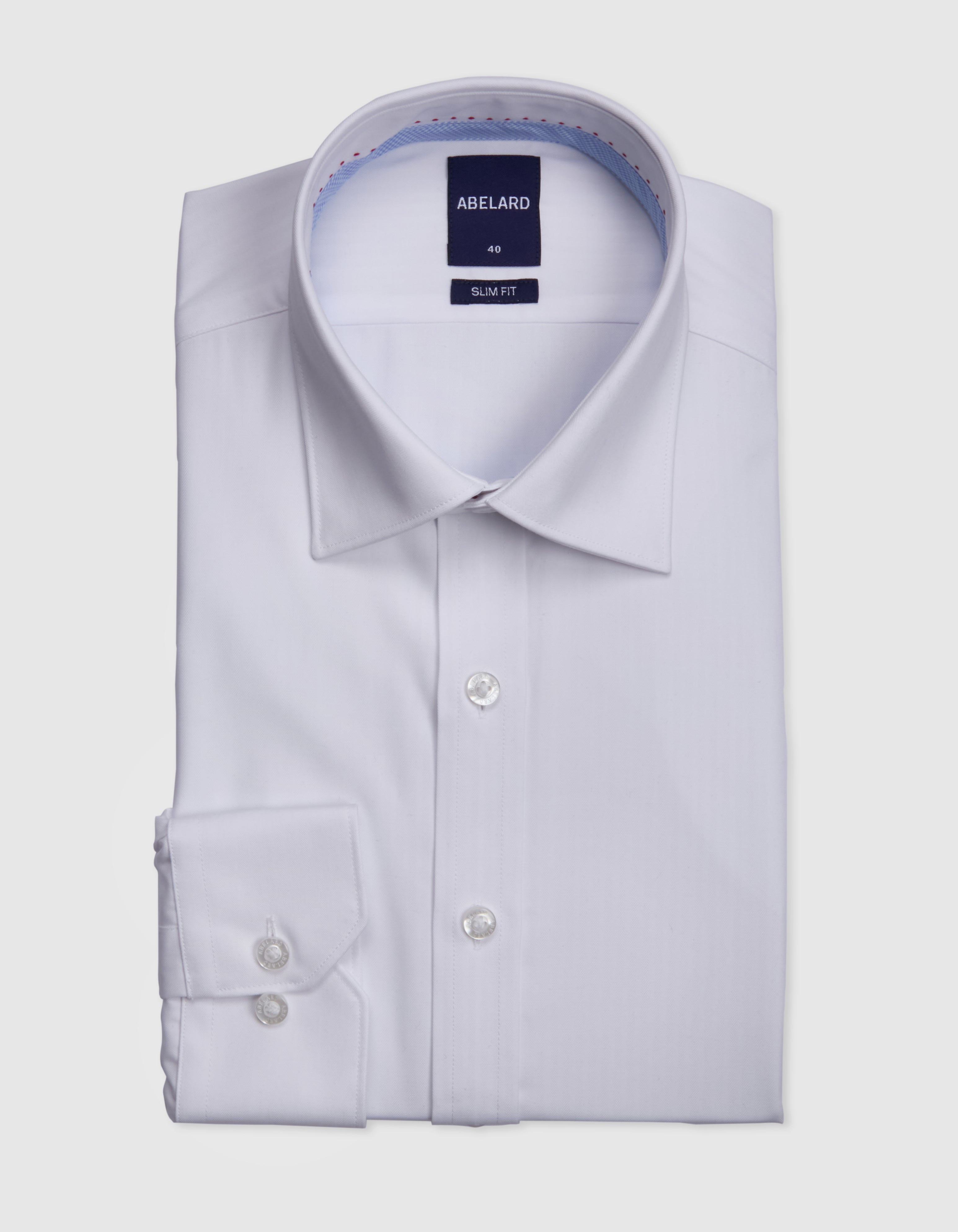 BAMBOO-TENCEL HERRINGBONE SHIRT SLIM FIT