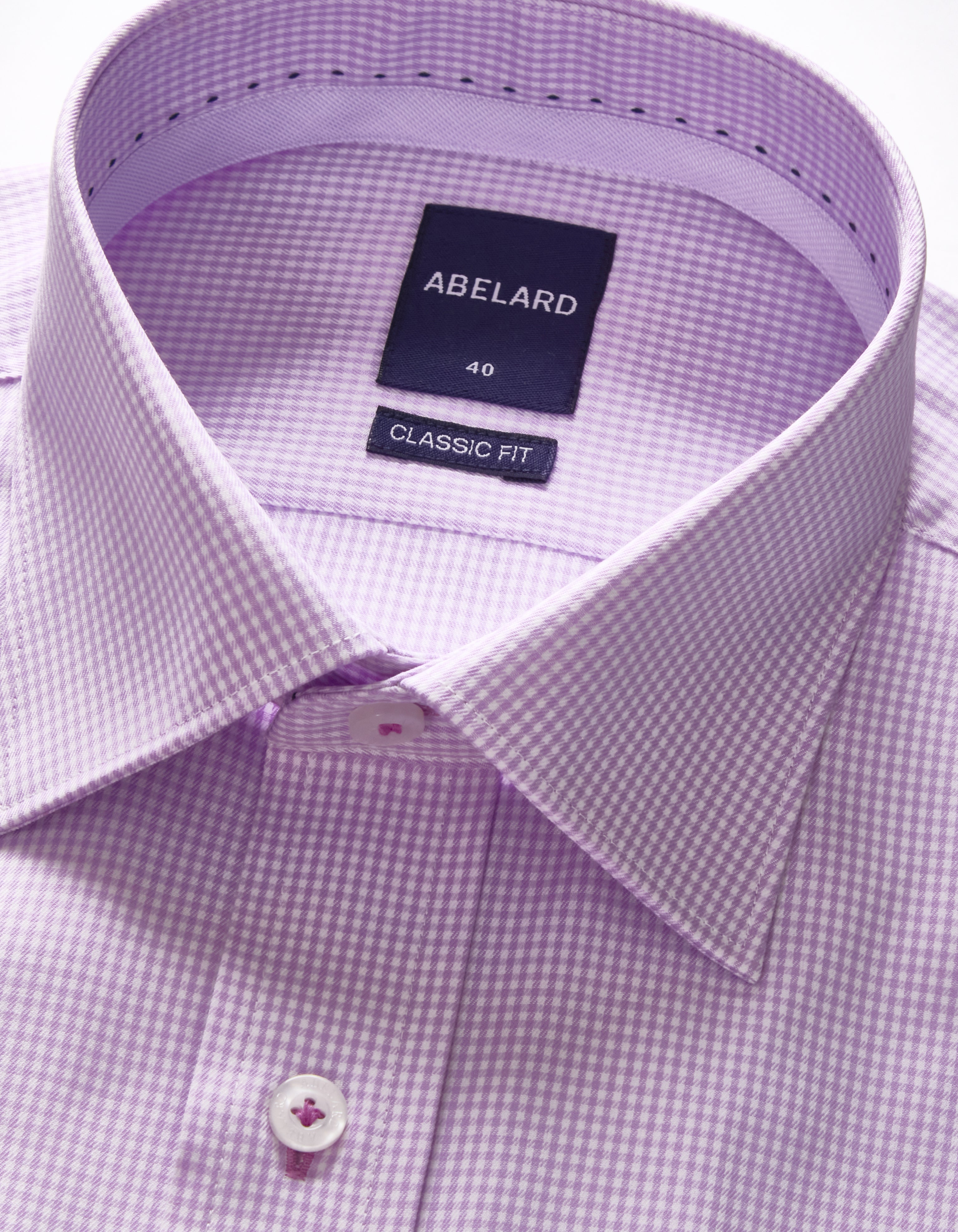 BAMBOO-TENCEL MICRO CHECK SHIRT CLASSIC FIT