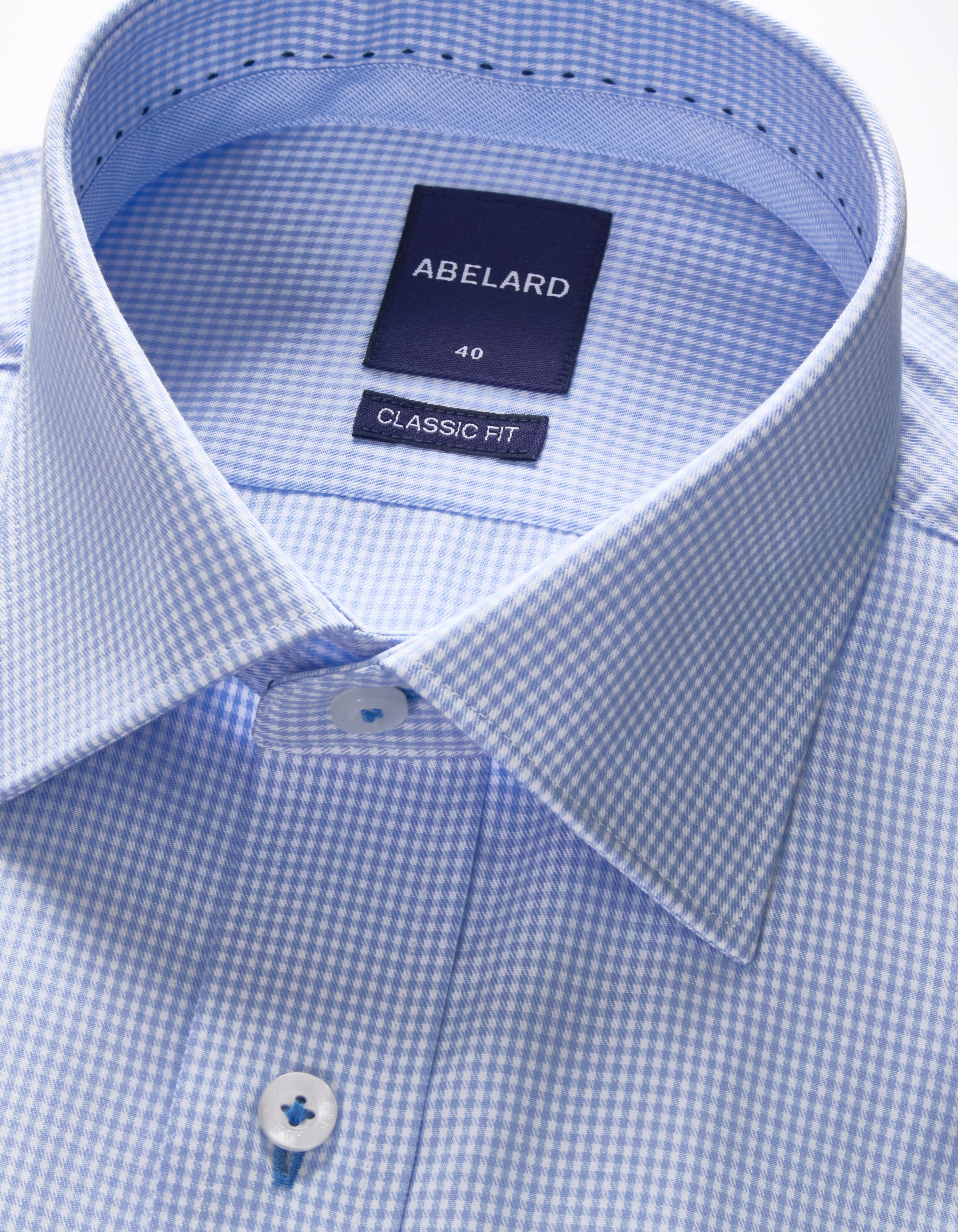 BAMBOO-TENCEL MICRO CHECK SHIRT CLASSIC FIT