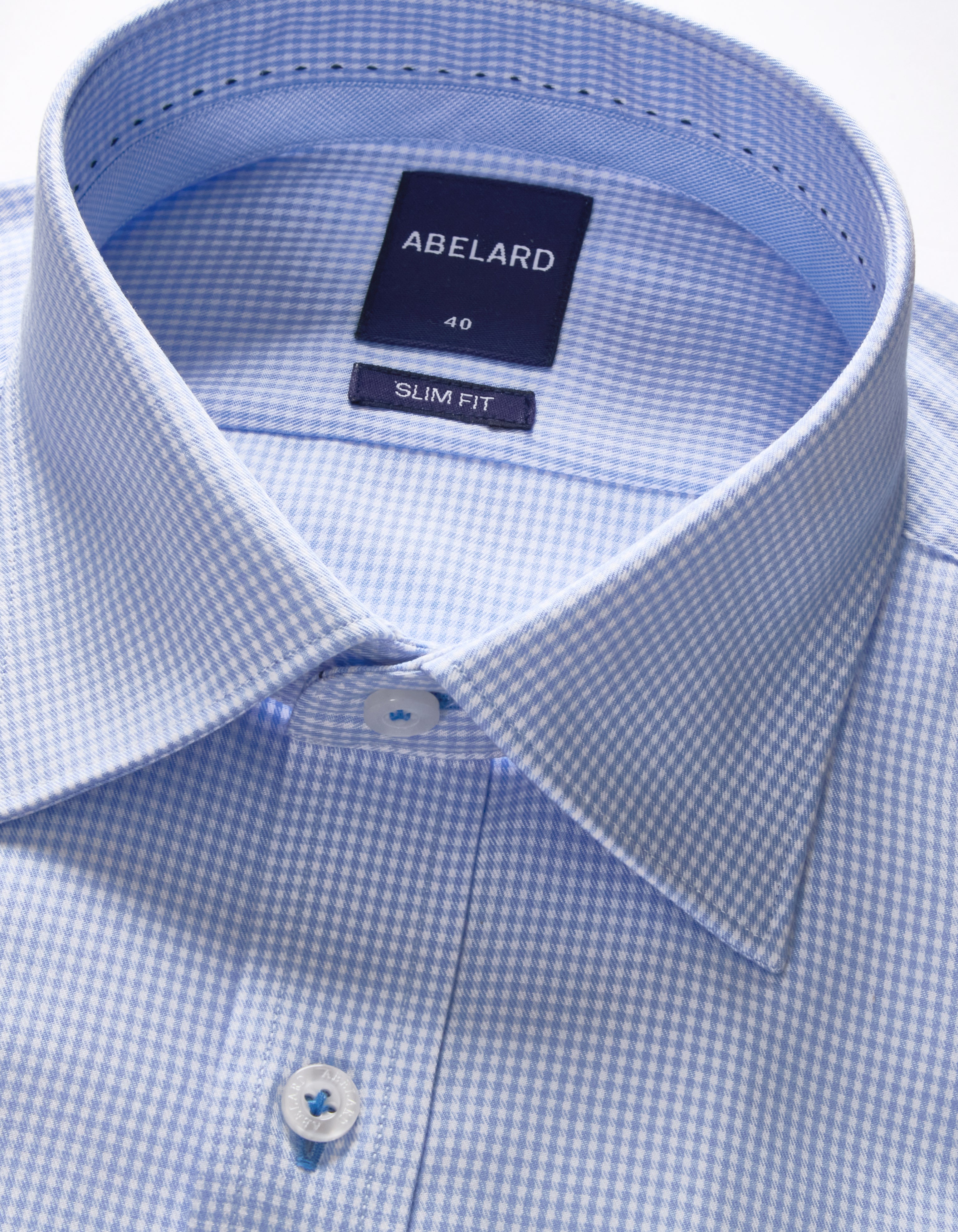 BAMBOO-TENCEL MICRO CHECK SHIRT SLIM FIT