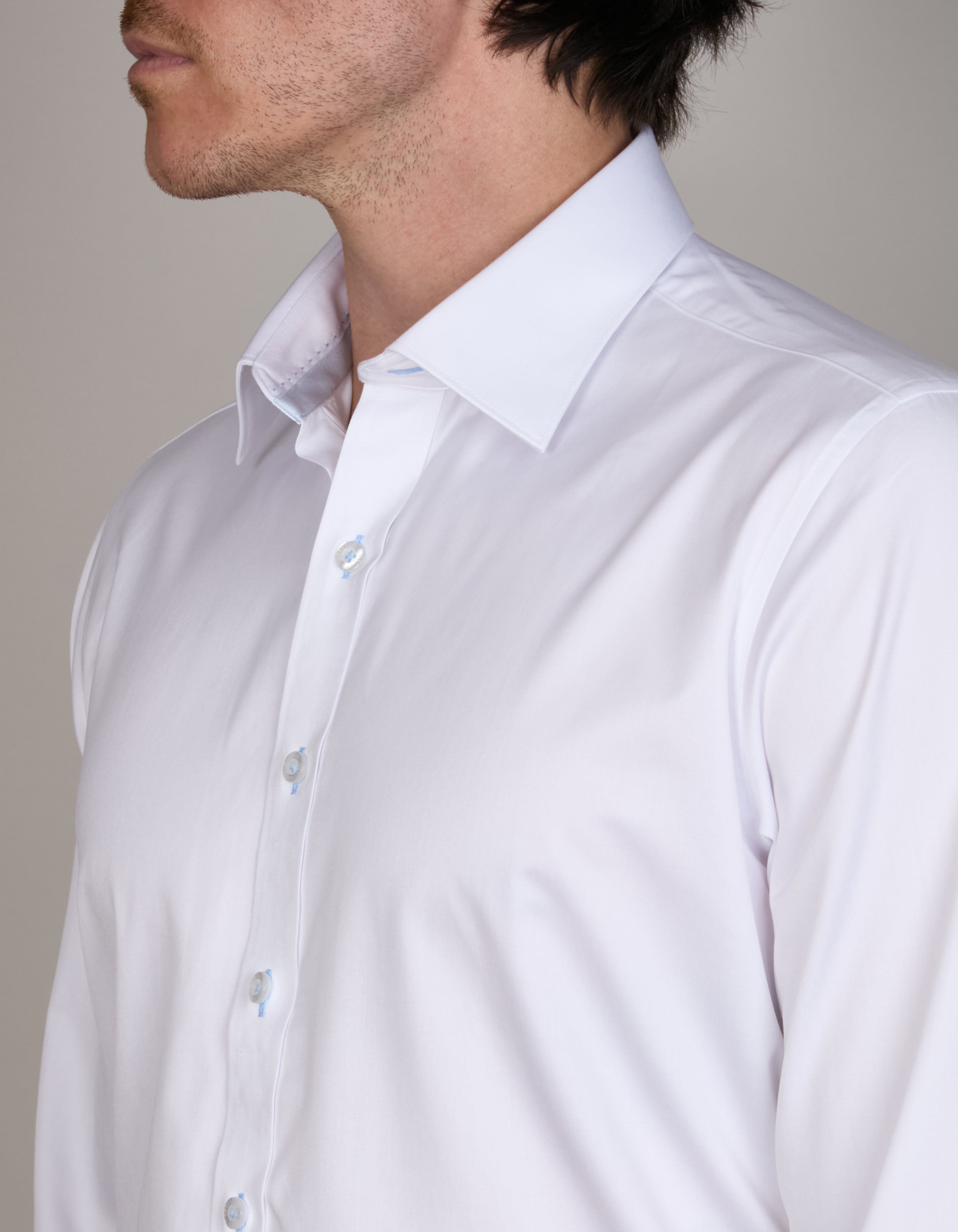 BAMBOO/ TENCEL MICRO-DOBBY SHIRT SLIM FIT