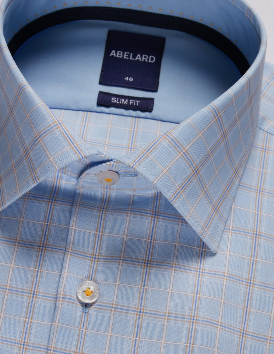 CASTIGLIONE SUPER-FINE CHECK SLIM FIT