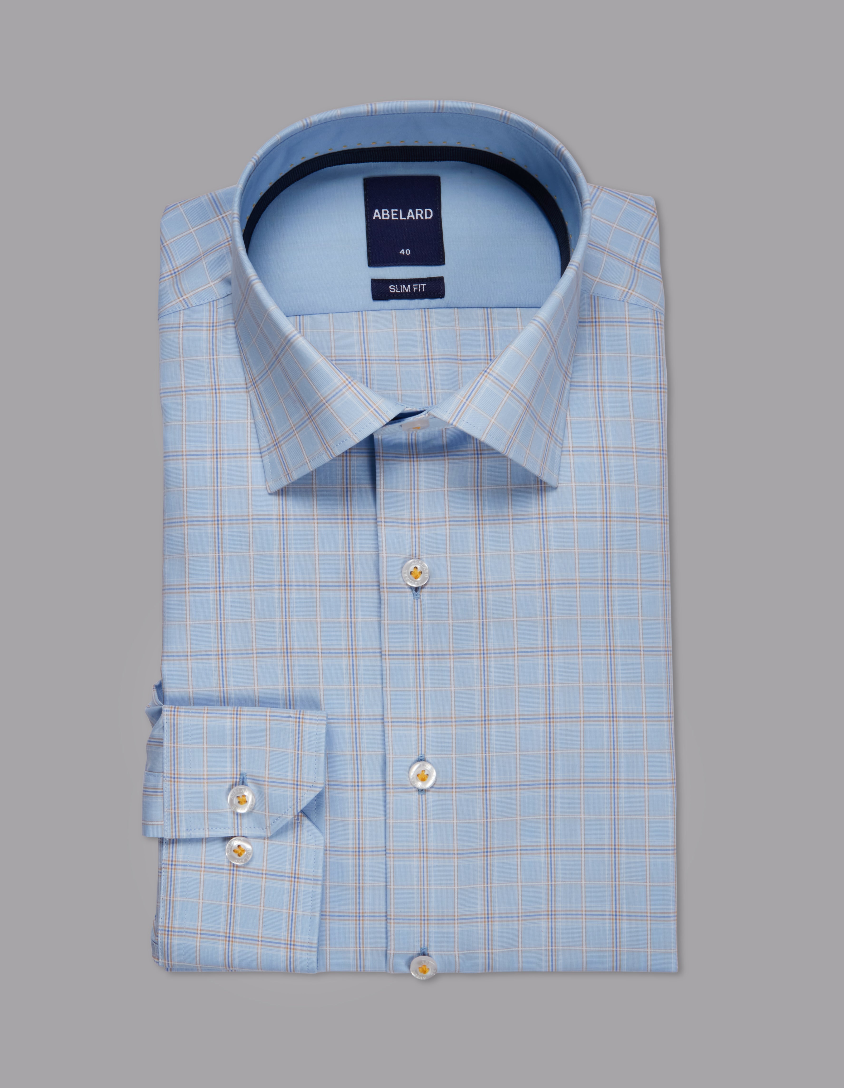 CASTIGLIONE SUPER-FINE CHECK SLIM FIT