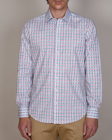 MOTTLED JAIPUR DIGITAL PRINT SHIRT SLIM FIT