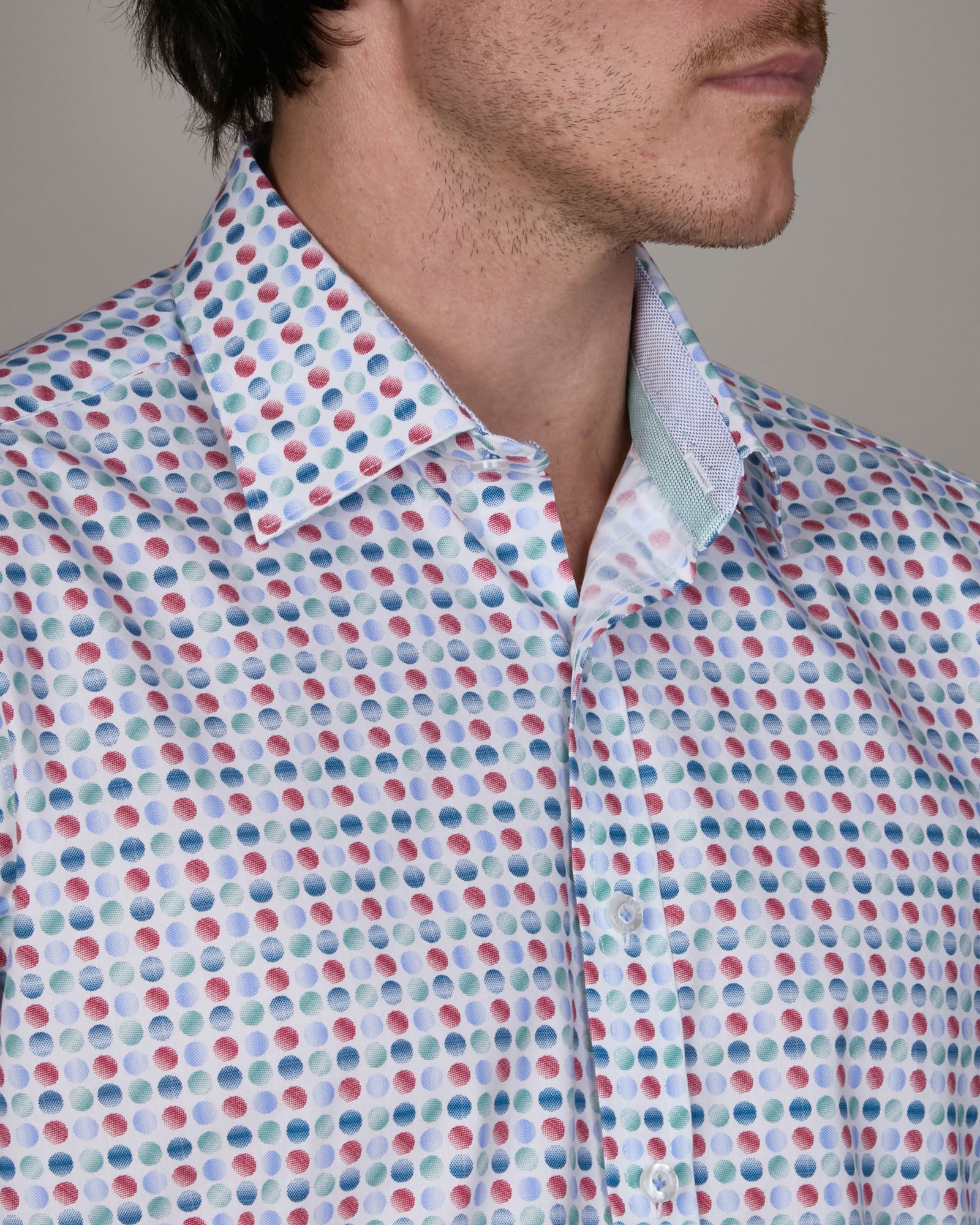 MOTTLED JAIPUR DIGITAL PRINT SHIRT SLIM FIT