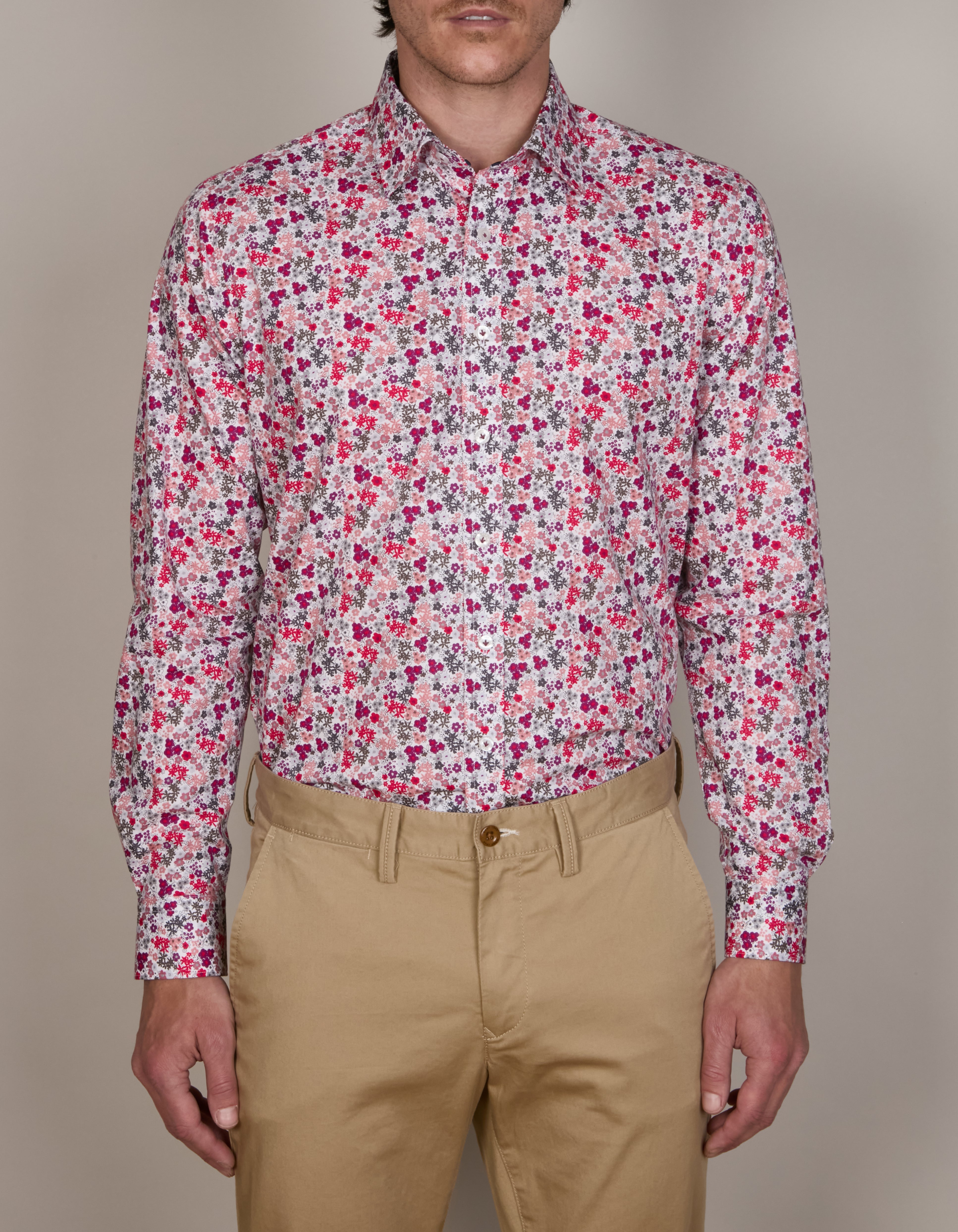 STELLA MARINA DIGITAL PRINT SHIRT SLIM FIT
