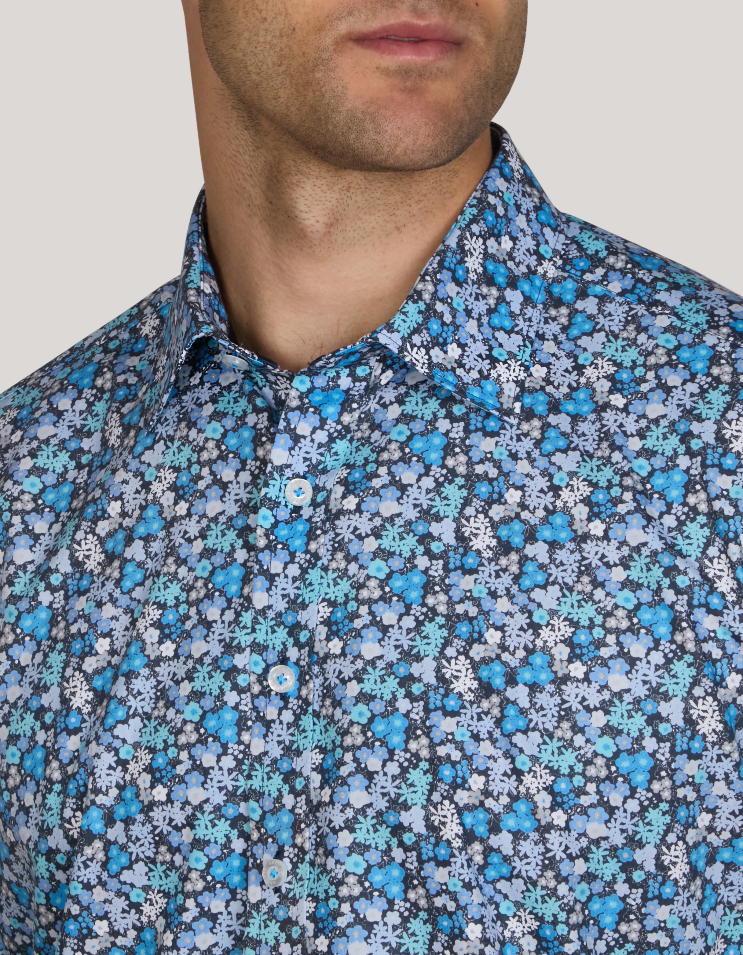 STELLA MARINA 2 DIGITAL PRINT SHIRT SLIM FIT