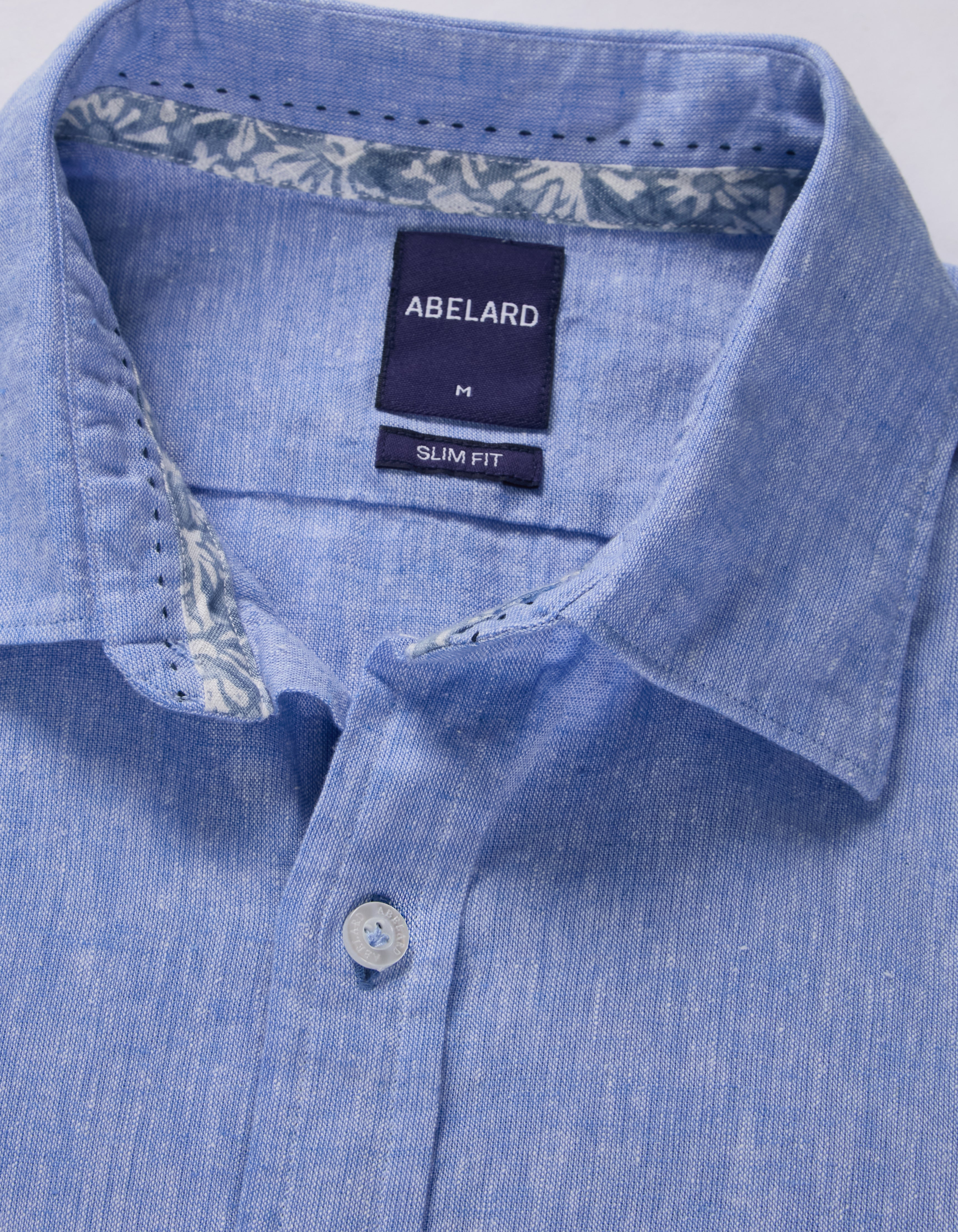 PURE WASHED LINEN SHIRT SLIM FIT