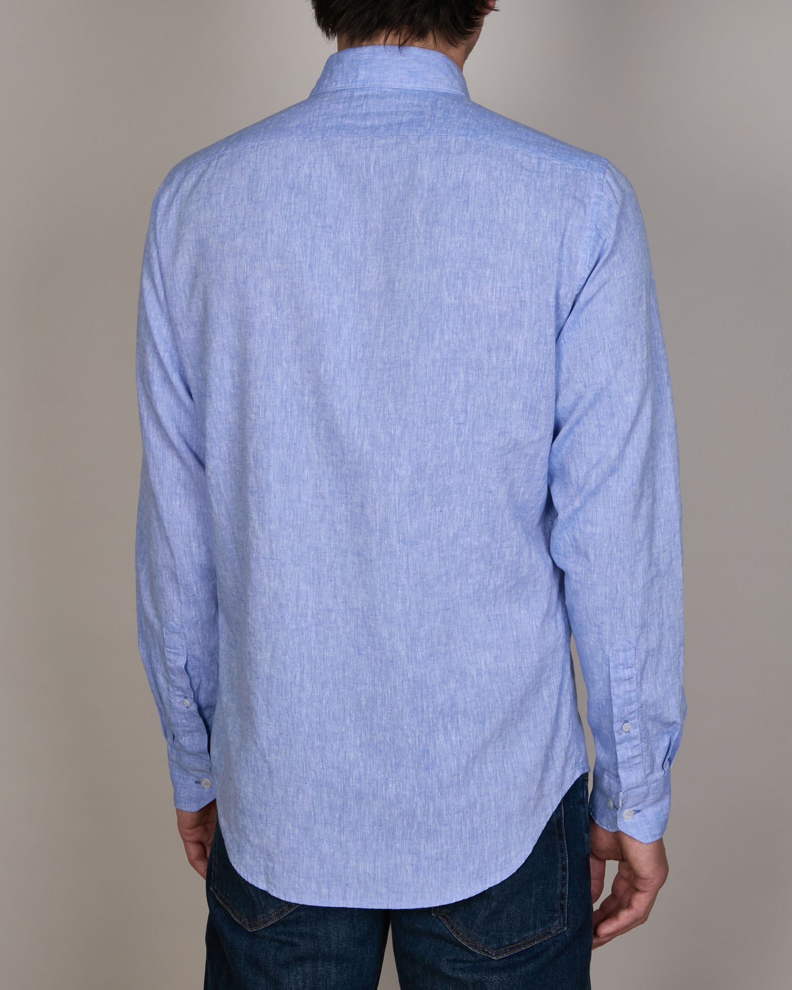 PURE WASHED LINEN SHIRT SLIM FIT