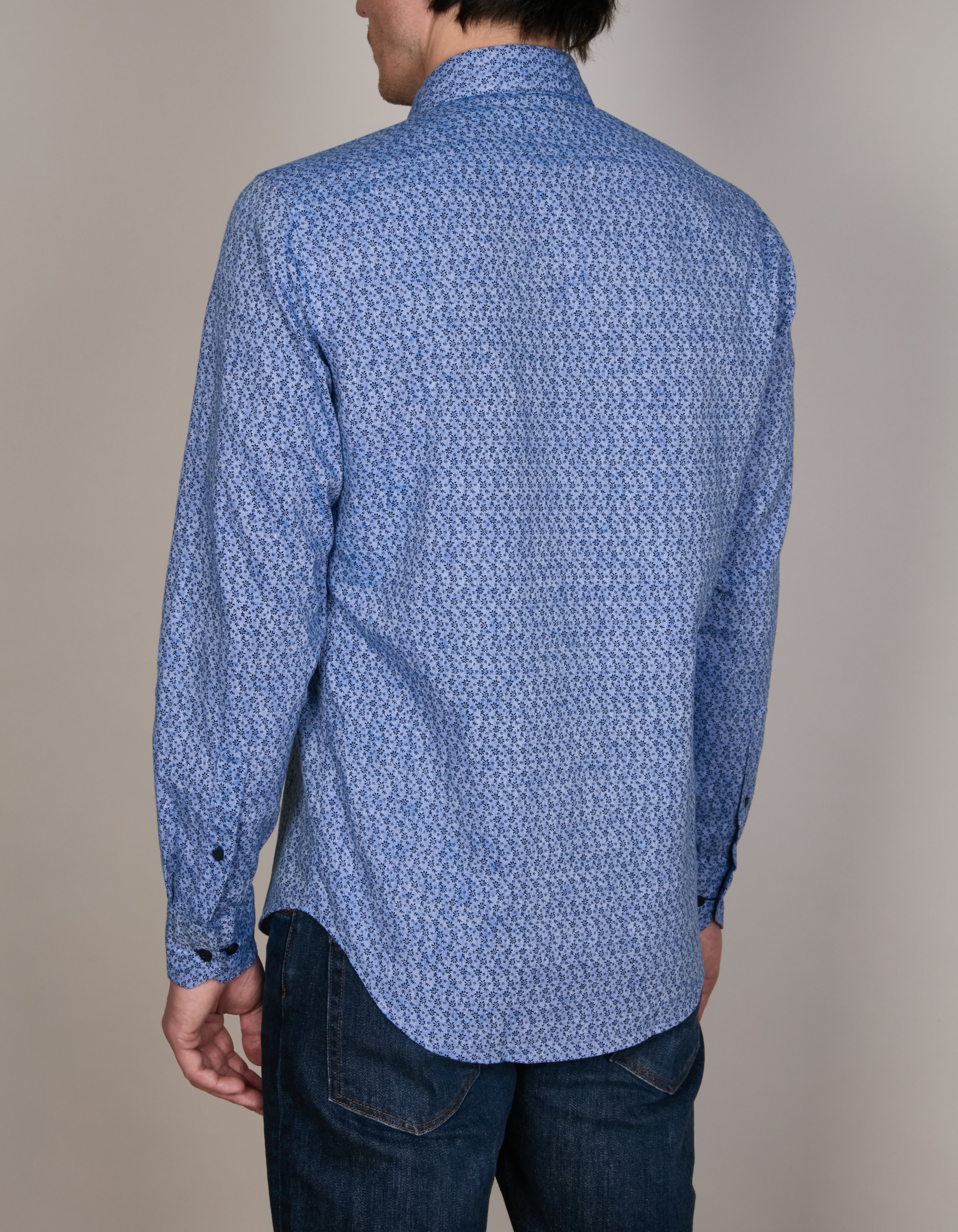 WATERFLOWER DIGITAL PRINT SHIRT SLIM FIT