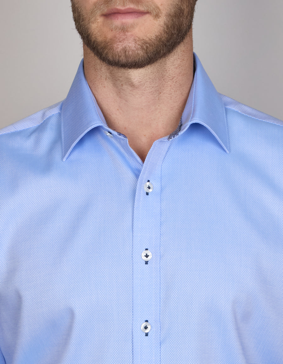BORGO DOBBY SHIRT SLIM FIT